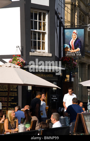 Manchester, Sinclairs Oyster Bar Pub Banque D'Images