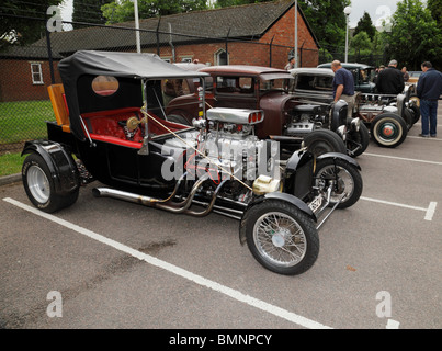 Rallye de voitures Hot Rod. Banque D'Images