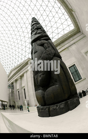 Grande cour, British Museum, Londres, Angleterre Banque D'Images