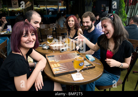 Kizilay Ankara Turquie étudiants turcs Bar Pub Cafe Banque D'Images