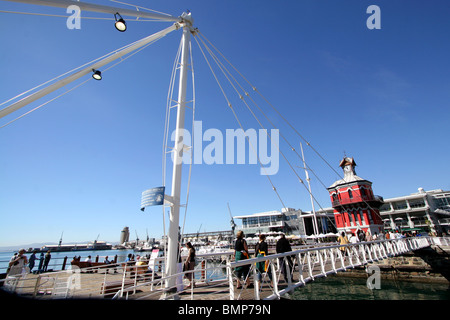 Tour de l'horloge, le Victoria and Alfred Waterfront, Cape Town, Afrique du Sud. Banque D'Images