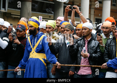 Le Vaisakhi festival sikh à Rome Italie 2010 Banque D'Images