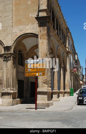 Ancien hôtel de ville (Ayuntamiento), Ubeda, province de Jaén, Andalousie, Espagne, Europe de l'Ouest. Banque D'Images