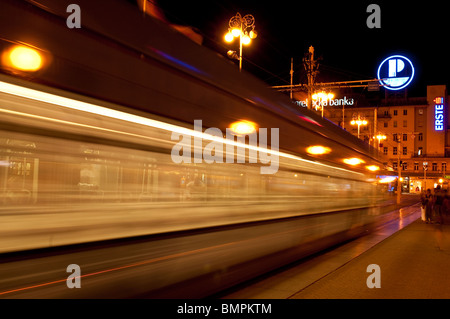 Zagreb, la capitale de la Croatie et de la plus grande ville du pays, est une typique ville d'Europe centrale. Banque D'Images