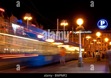 Zagreb, la capitale de la Croatie et de la plus grande ville du pays, est une typique ville d'Europe centrale. Banque D'Images