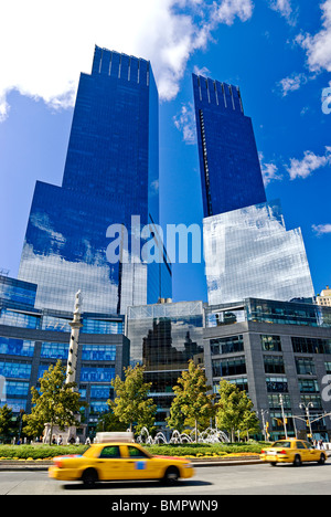 Time Warner Center, Columbus Circle, New York City. Banque D'Images