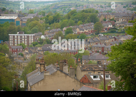 Vue sur Huddersfield Banque D'Images