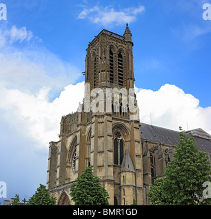 La cathédrale de Soissons, Aisne, Picardie, France Banque D'Images