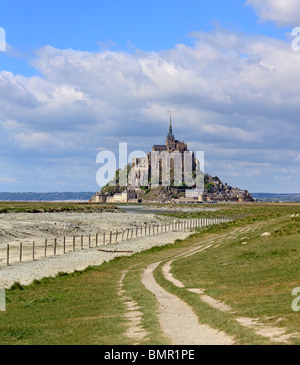 Mont Saint Michel, Manche, Basse-Normandie, France Banque D'Images