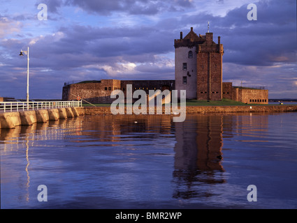 Broughty Castle at harbour, Broughty Ferry, Dundee, Ecosse, Tayside Banque D'Images