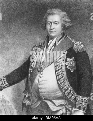 Adam Duncan, 1er vicomte Duncan (1731-1804) gravure sur des années 1800. L'amiral britannique. Banque D'Images