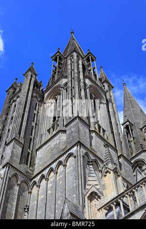 Cathédrale de Coutances, Coutances, Manche, Basse-Normandie, France Banque D'Images