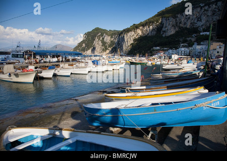 Capri, Italie, le Port Banque D'Images