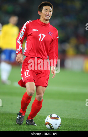 Un YONG HAK RPD de Corée ELLIS PARK DE JOHANNESBURG, AFRIQUE DU SUD 15 Juin 2010 Banque D'Images