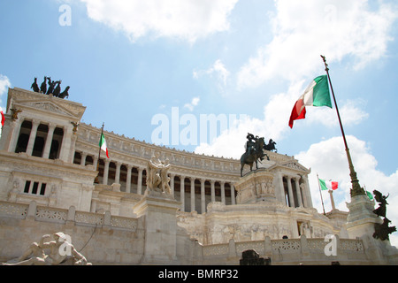 Monument, un monument à Victor Emmanuel, situé entre la Piazza Venezia et la colline du Capitole, Rome Banque D'Images