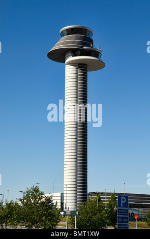 Tour de contrôle de l'air à l'aéroport d'Arlanda (Suède) Banque D'Images