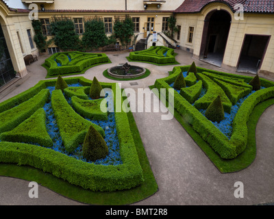 Vrtbovská zahrada - Le jardin baroque Vrtba, Prague, République tchèque Republc Banque D'Images