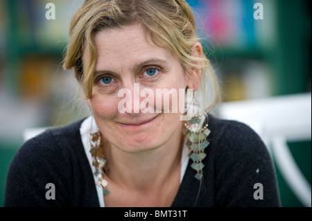 Cressida Cowell auteur américain photographié à Hay Festival 2010 Hay-on-Wye Powys Pays de Galles UK Banque D'Images