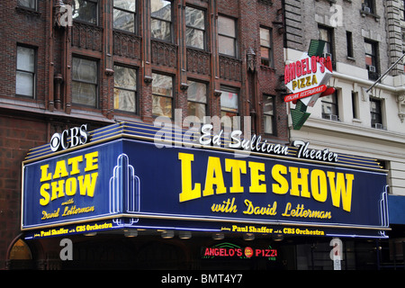 Late Show with David Letterman au Ed Sullivan Theater Banque D'Images