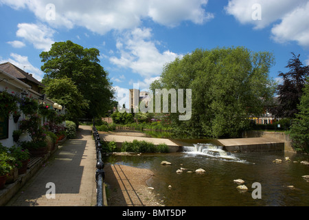 Ville de RIPON YORKSHIRE DU NORD ROYAUME UNI Banque D'Images