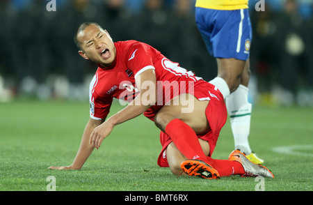 JONG TAE SE BRÉSIL V RPD de Corée ELLIS PARK DE JOHANNESBURG, AFRIQUE DU SUD 15 Juin 2010 Banque D'Images