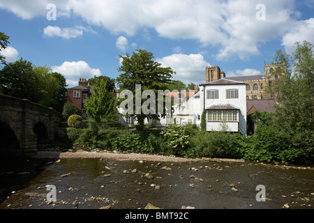 Ville de RIPON YORKSHIRE DU NORD ROYAUME UNI Banque D'Images