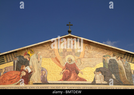 Israël, Jérusalem, la basilique de l'agonie ou l'Eglise de toutes les nations dans le jardin de Gethsémané Banque D'Images