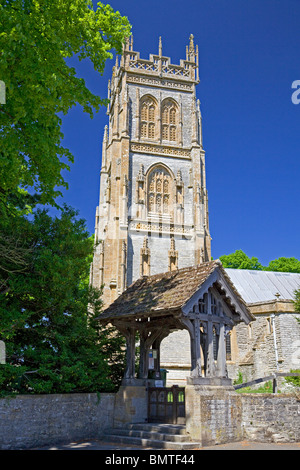 L'église St Mary, Huish Episcopi, Somerset Banque D'Images