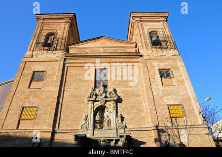 Madrid, Espagne. Eglise de San Martin (1725 ; 1999) restauré dans la Plaza de Tudesco Banque D'Images