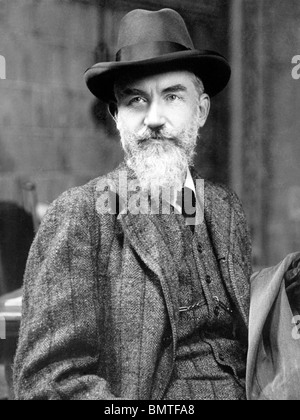 Photo Portrait c1909 du dramaturge irlandais George Bernard Shaw (1856 - 1950) - lauréat du Prix Nobel de Littérature en 1925. Banque D'Images