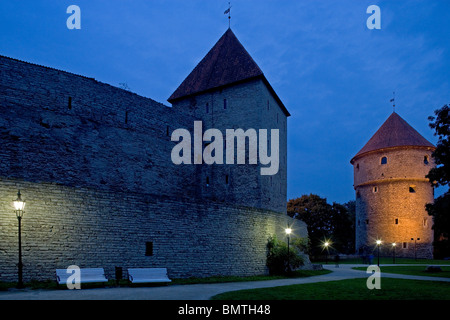 L'Estonie, Tallinn, Fortifications,Kiek in de Kok Tower Banque D'Images