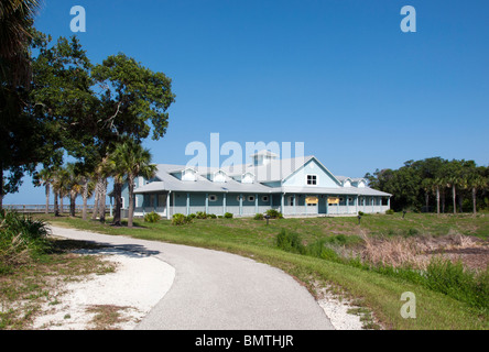 Chambre lagon à Palm Bay se trouve sur l'estuaire de la rivière indienne et l'Intracoastal Waterway sur l'Espace Littoral de la Floride centrale. Banque D'Images
