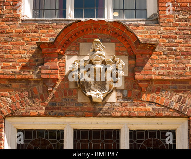 Détail de Rothamsted Manor, près de Harpenden, Hertfordshire, Royaume-Uni Banque D'Images