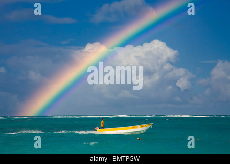 République dominicaine, Province de La Altagracia, Punta Cana, Playa Bavaro Banque D'Images