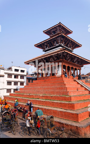 Temple Maju Deval, Durbar Square, Katmandou, Népal Banque D'Images