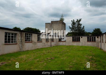 L'un de l'ancienne cabane de guerre blocs à Bletchley Park, UK, 2009. Banque D'Images