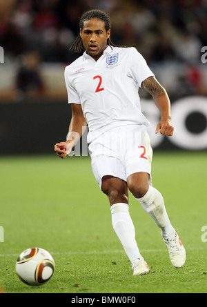 GLEN JOHNSON l'Angleterre v l'ALGÉRIE STADE GREEN POINT CAPE TOWN AFRIQUE DU SUD 18 Juin 2010 Banque D'Images