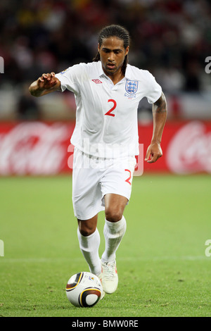 GLEN JOHNSON l'Angleterre v l'ALGÉRIE STADE GREEN POINT CAPE TOWN AFRIQUE DU SUD 18 Juin 2010 Banque D'Images