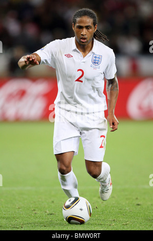 GLEN JOHNSON l'Angleterre v l'ALGÉRIE STADE GREEN POINT CAPE TOWN AFRIQUE DU SUD 18 Juin 2010 Banque D'Images