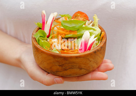 Recette salade disponible Banque D'Images