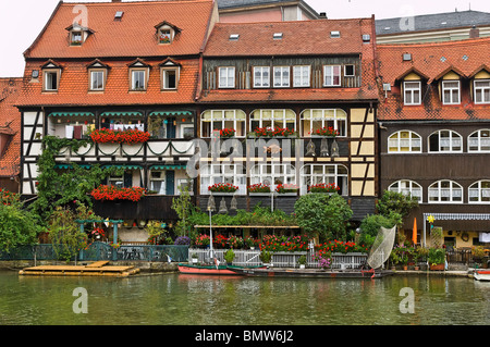 Ville historique de Bamberg, État libre de Bavière Banque D'Images