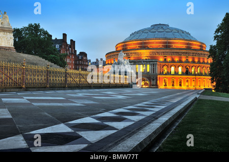 Royal Albert Hall de nuit Banque D'Images