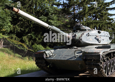 United States M60A1 char de l'Armée Aussi appelé le réservoir de Patton en l'honneur du général George Patton Banque D'Images