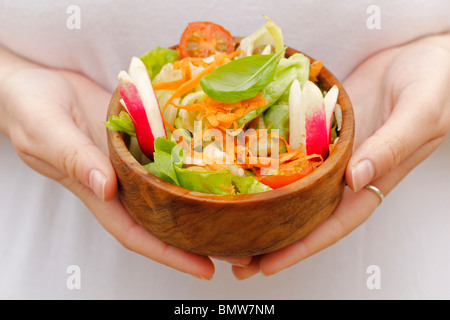 Recette salade disponible Banque D'Images