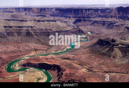 Colorado River comme il coule à travers le Grand Canyon, AZ Banque D'Images