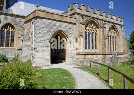 L'église St Mary, Huish Episcopi, Somerset Banque D'Images