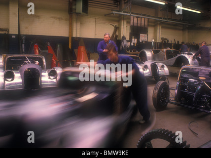 L'usine automobile Morgan à Malvern Link UK Banque D'Images