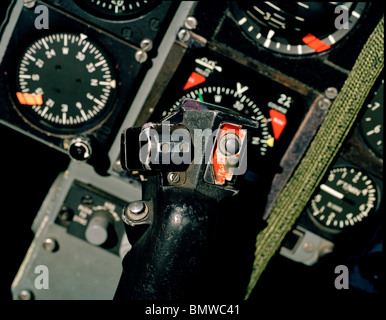 Vue détaillée d'une marque 1 Hawk jet appartenant à "synchrone Leader" de l'élite 'flèches rouges'. Banque D'Images