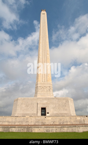 Au Texas, la porte, San Jacinto Battleground State Historic Site, Monument San Jacinto, 570 pieds de haut Banque D'Images