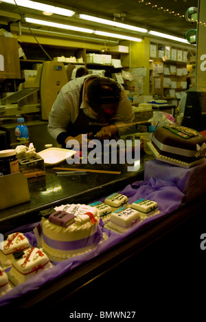 Cake Shop marché couvert d'Oxford en Angleterre Angleterre Europe Banque D'Images